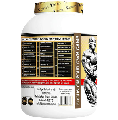 Dexter Jackson Isolate Hydrolyzed Whey Protein Powder Gourmet Chocolate