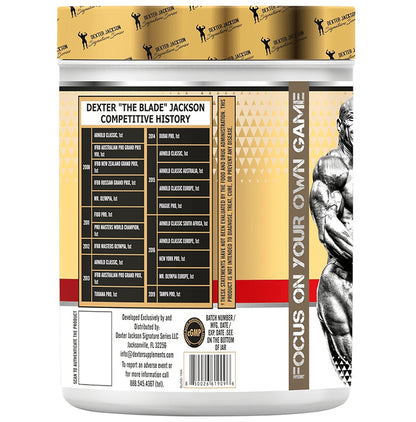 Dexter Jackson Legend Pump Advanced Pre Workout Powder Strawberry Mango