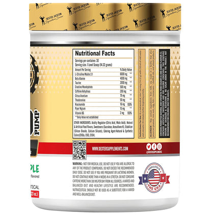 Dexter Jackson Legend Pump Advanced Pre Workout Powder Strawberry Mango
