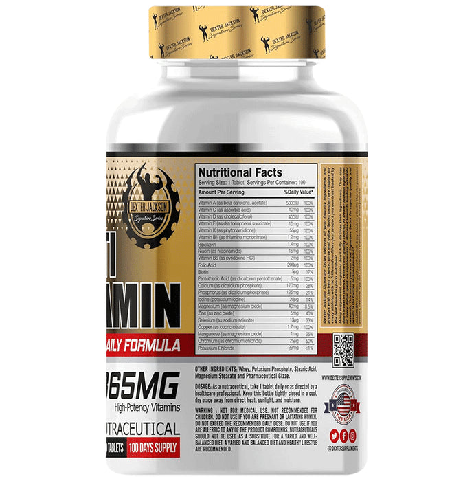 Dexter Jackson Multivitamins Tablet