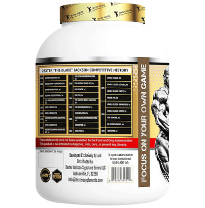 Dexter Jackson Whey Gold Protein Blend Powder Fresh Strawberry