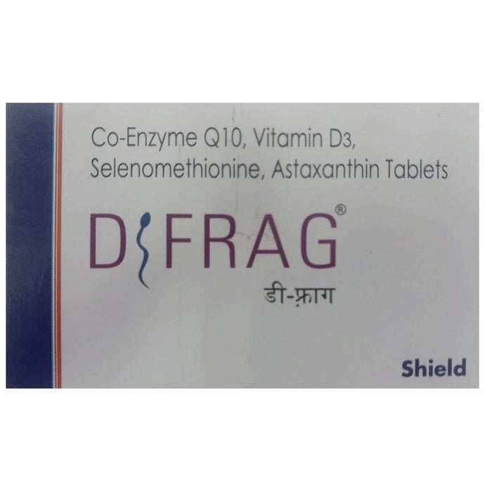 Dfrag Tablet with Coenzyme Q10, Vitamin D3, Selenomethionine & Astaxanthin | Mineral Boost | For Improved Energy - Classic Derma