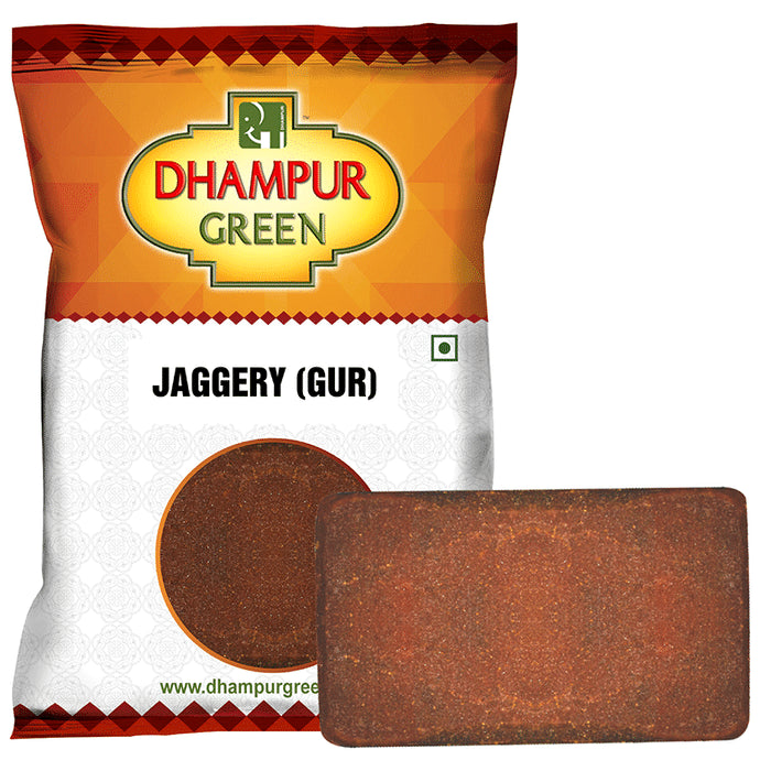 Dhampur Green Jaggery (Gur) 1kg Each