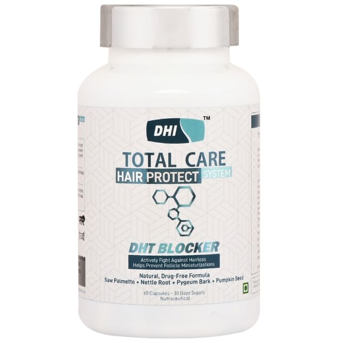 DHI DHT Blocker with Saw Palmetto & Pumpkin Seed | For Hair Fall Control | Capsule - Classic Derma