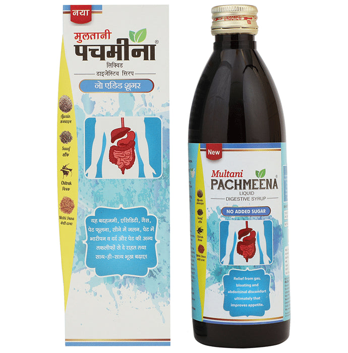 Multani Pachmeena Liquid Digestive No Added Sugar - Classic Derma