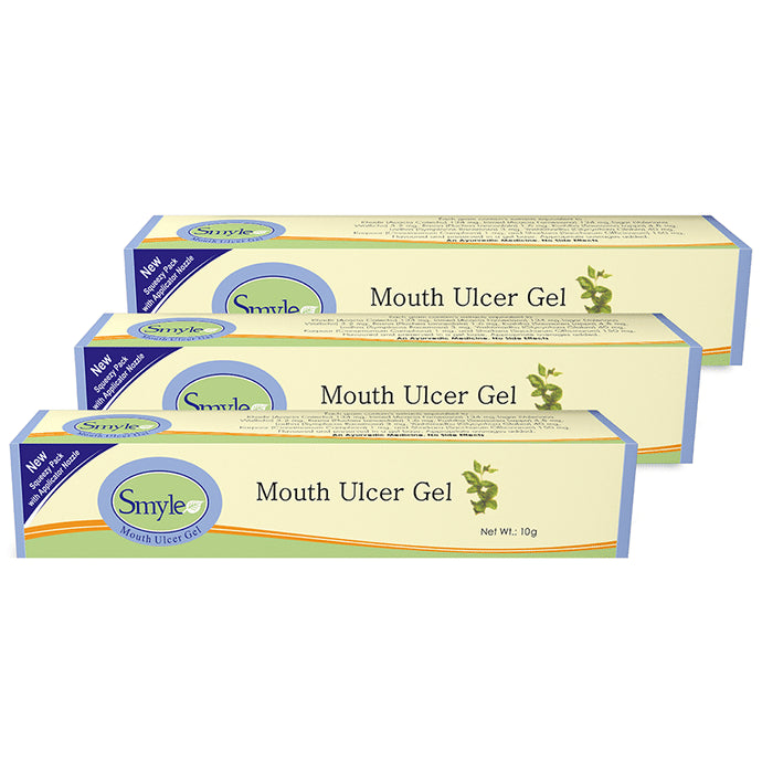 Smyle Mouth Ulcer Gel (10gm Each) - Classic Derma