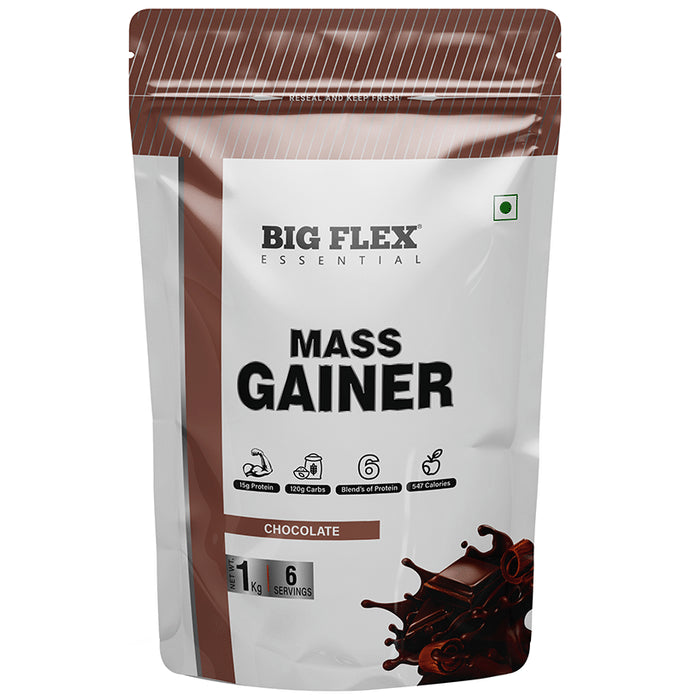 Big Flex Essential Mass Gainer Powder Chocolate - Classic Derma