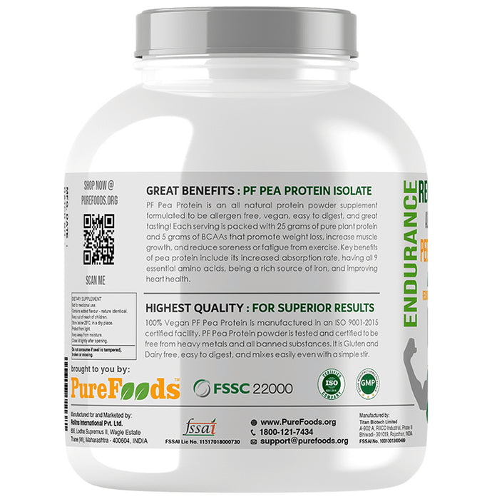 PureFoods PF Pea Protein Isolate Banana