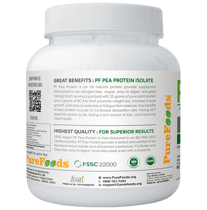 PureFoods PF Pea Protein Isolate Banana