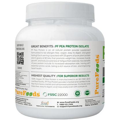 PureFoods PF Pea Protein Isolate Banana