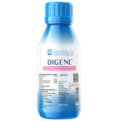 Digene Antacid Antigas Gel | For Acidity, Gas, Heartburn & Stomach Care | Flavour Mint