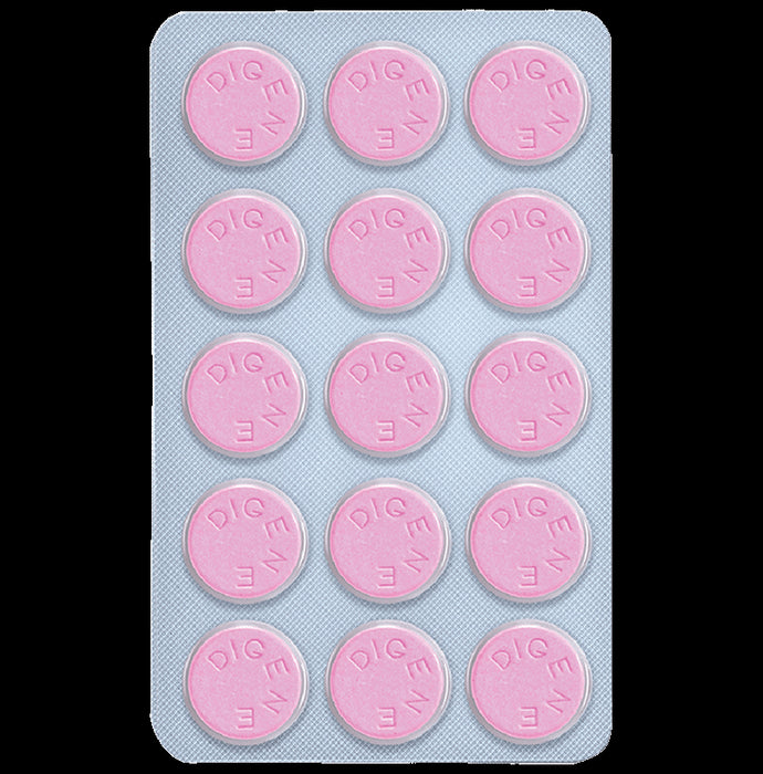 Digene Antacid Antigas Tablet | For Acidity, Gas & Stomach Care | Flavour Mint