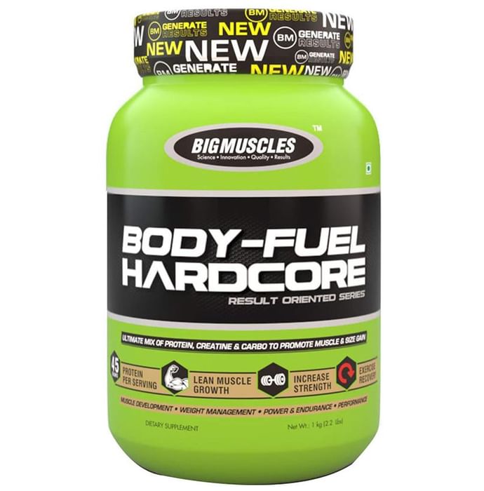 Big Muscles Body-Fuel Hardcore Cookies & Cream Powder - Classic Derma