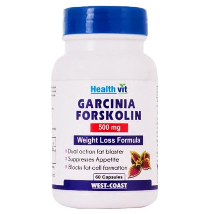 HealthVit Garcinia Forskolin 500mg Capsule - Classic Derma