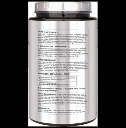 Divine Nutrition Life Whey Powder American Ice Cream