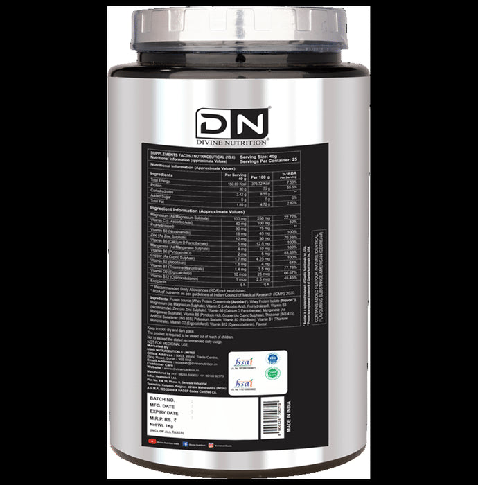 Divine Nutrition Life Whey Powder American Ice Cream