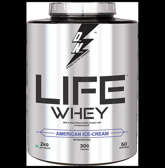 Divine Nutrition Life Whey Powder American Ice Cream - Classic Derma