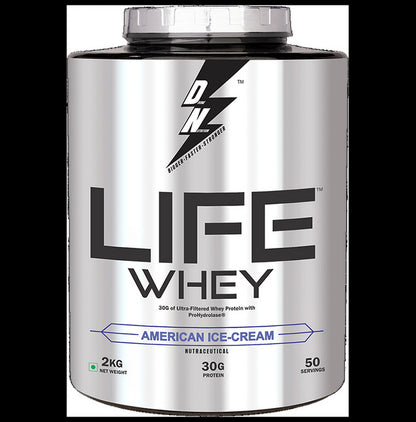 Divine Nutrition Life Whey Powder American Ice Cream - Classic Derma