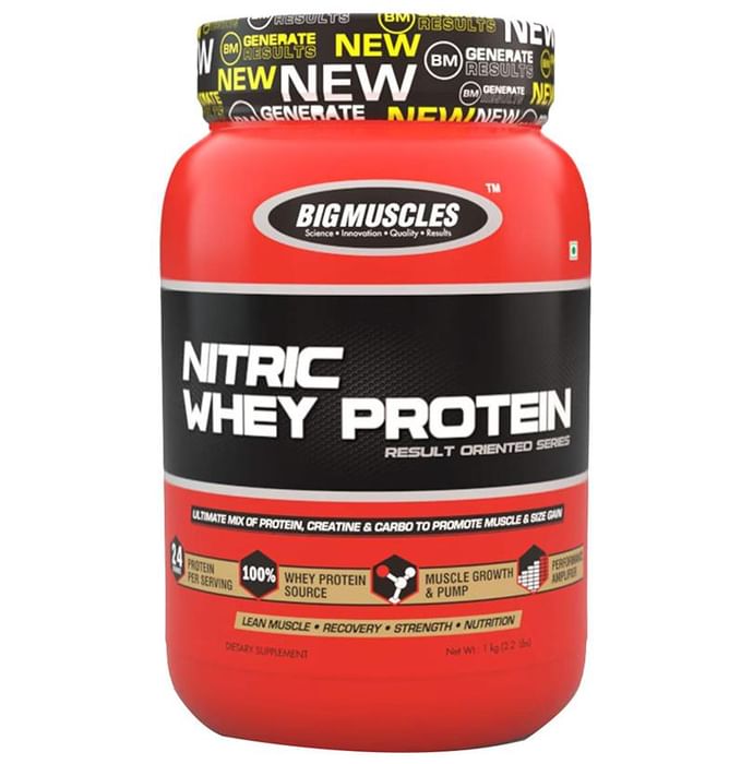 Big Muscles Nitric Whey Milk Chocolate - Classic Derma