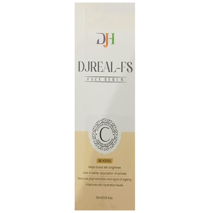 Djreal-FS Face Serum with Vitamin C | Cleanses & Moisturises the Skin - Classic Derma