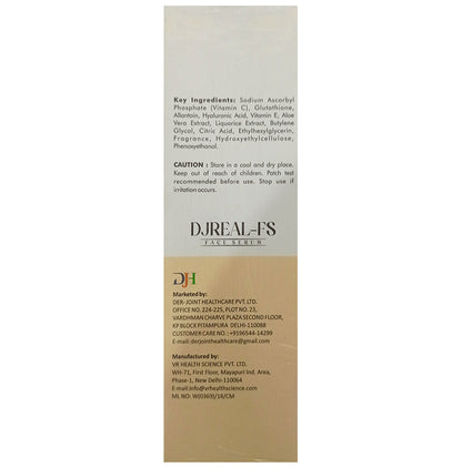 Djreal-FS Face Serum with Vitamin C | Cleanses & Moisturises the Skin