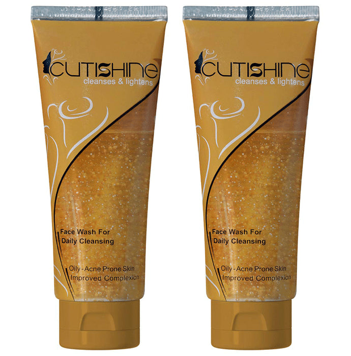 Cutishine Face Wash (70gm Each) - Classic Derma