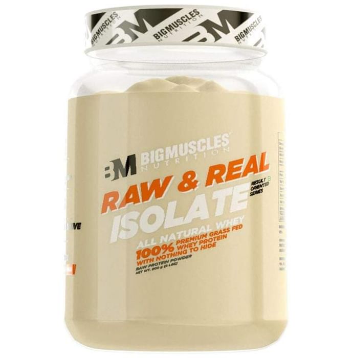 Big Muscles Raw & Real Isolate Whey Protein Powder - Classic Derma