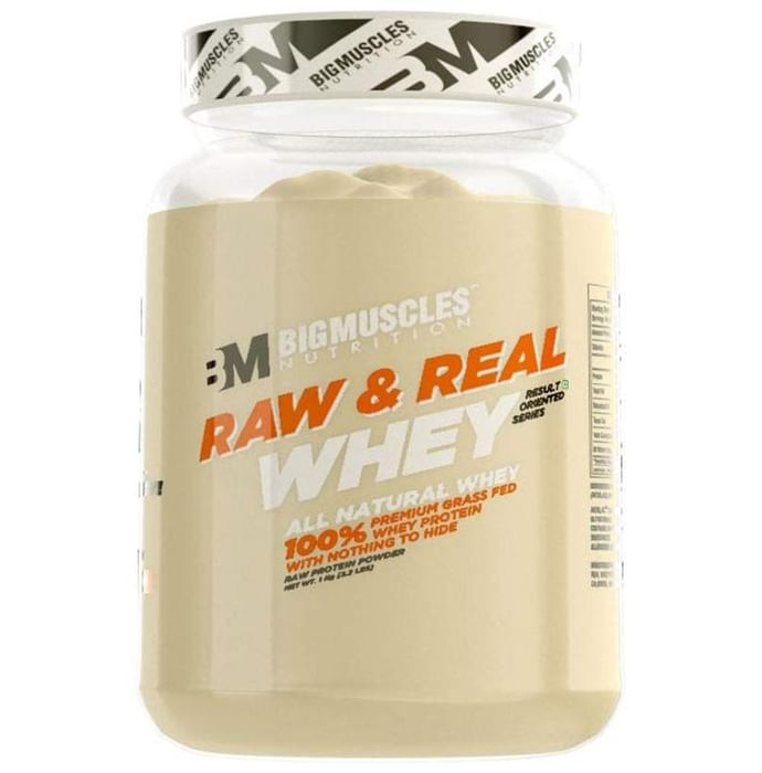 Big Muscles Raw & Real Whey Protein Powder - Classic Derma