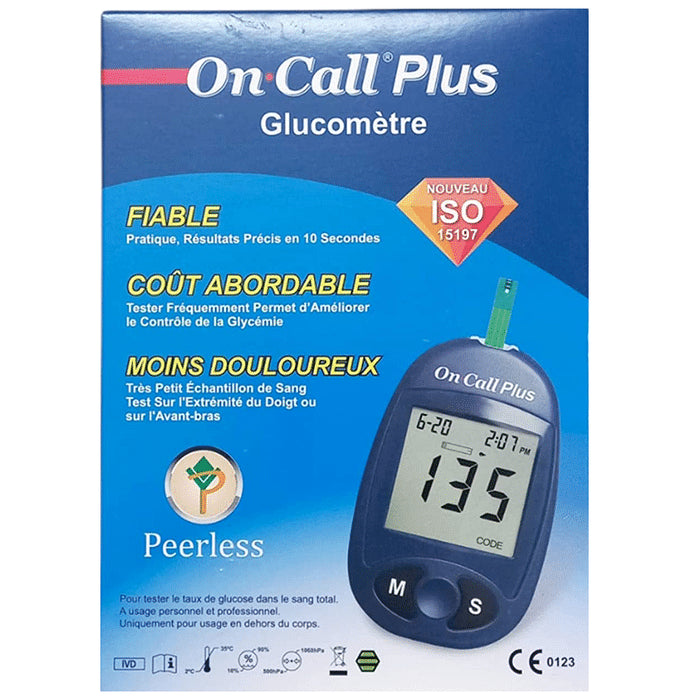 Oncall Plus Glucometer with 10 Strips from ACON USA Free - Classic Derma