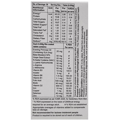 Keraglo Men Tablet with Multivitamin, Multimineral & Natural Extracts