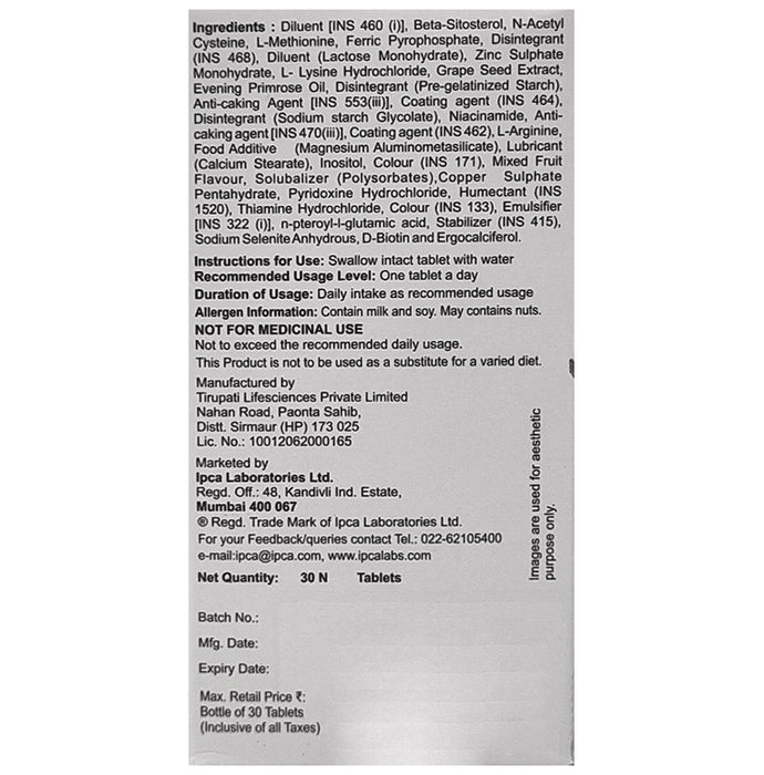 Keraglo Men Tablet with Multivitamin, Multimineral & Natural Extracts