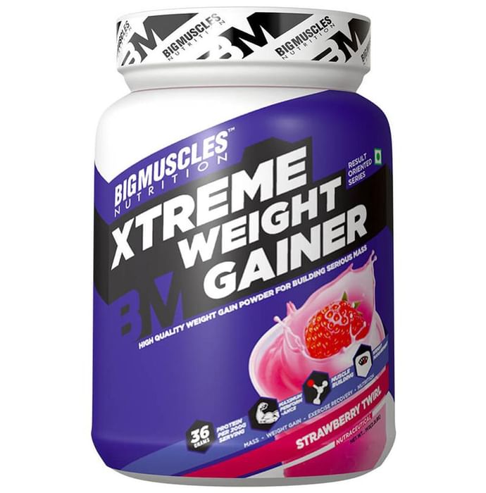 Big Muscles Xtreme Weight Gainer Strawberry - Classic Derma