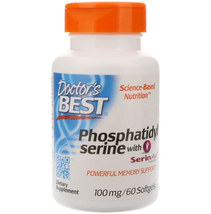 Doctor's Best Best Phosphatidyl Serine 100mg Softgels | For Memory Support - Classic Derma
