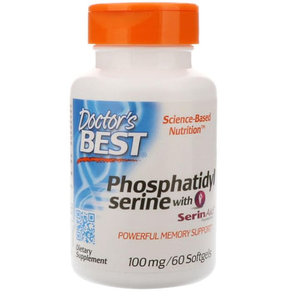 Doctor's Best Best Phosphatidyl Serine 100mg Softgels | For Memory Support - Classic Derma