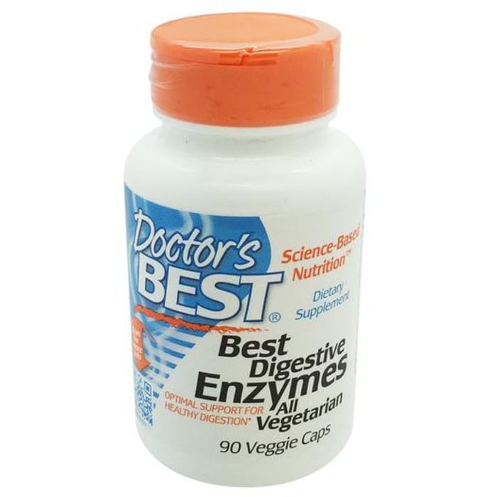 Doctor's Best Digestive Enzymes Veggie Capsule | For Healthy Digestion - Classic Derma
