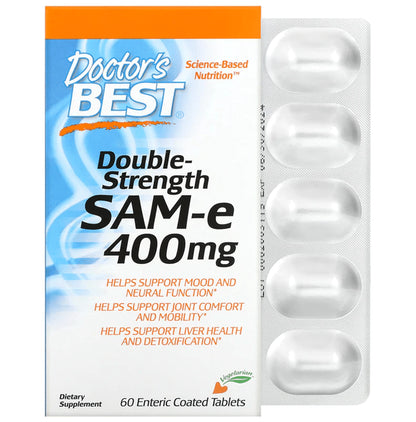 Doctor's Best Double-Strength SAM-e 440mg Enteric Coated Tablet