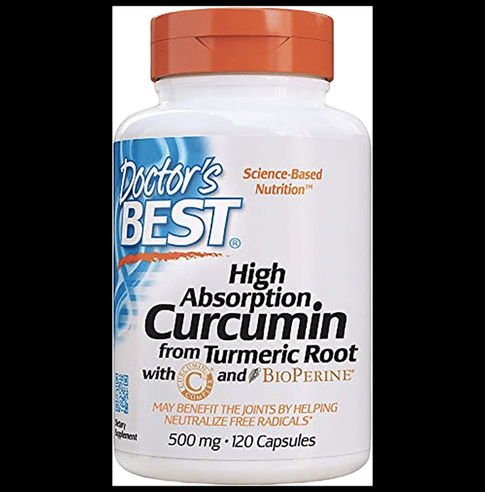 Doctor's Best High Absorption Curcumin C3 Complex and Bioperine 500mg Capsule - Classic Derma