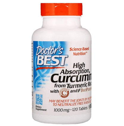 Doctor's Best High Absorption Curcumin from Turmeric Root 500mg Capsule | For Joint Health - Classic Derma