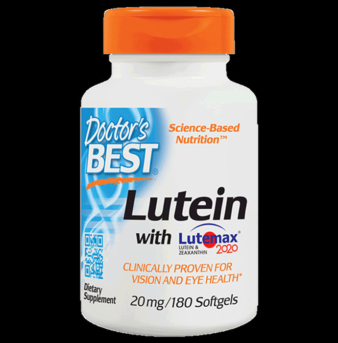 Doctor's Best Lutein with Lutemax 20mg Softgels | For Vision & Eye Health - Classic Derma