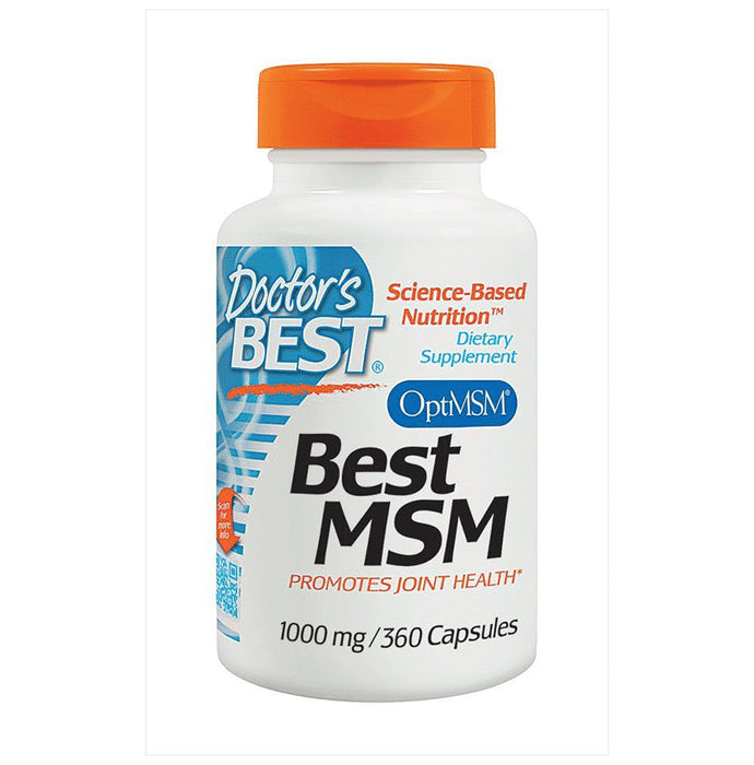 Doctor's Best MSM with OptiMSM 1000mg Capsule | For Joint Health - Classic Derma