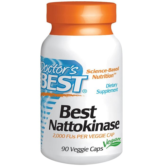 Doctor's Best Nattokinase 2000FUs Veggie Caps | For Cardiovascular & Circulatory Health Support - Classic Derma
