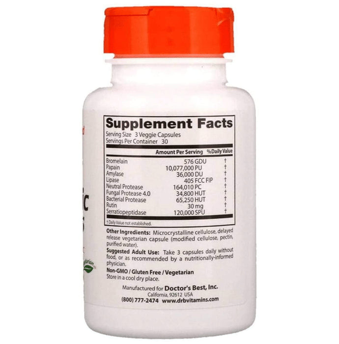 Doctor's Best Proteolytic Enzymes Veggie Caps