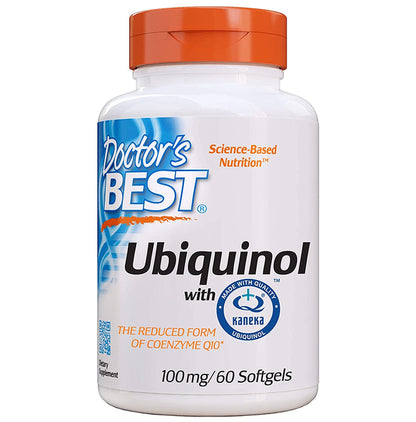 Doctor's Best Ubiquinol (Reduced CoQ10) with Kaneka | Softgel for Energy & Heart Health - Classic Derma