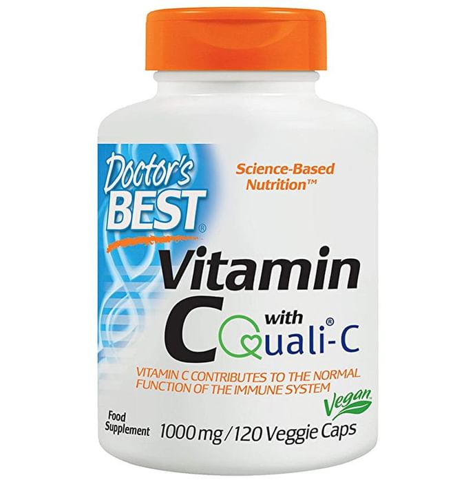 Doctor's Best Vitamin C 1000mg Veggie Caps | Supports Immune Function - Classic Derma