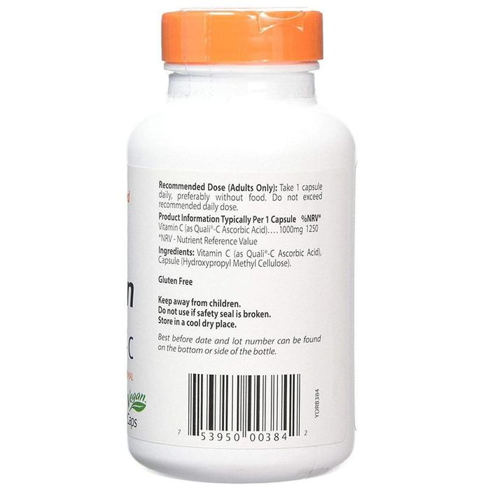 Doctor's Best Vitamin C 1000mg Veggie Caps | Supports Immune Function