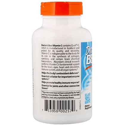 Doctor's Best Vitamin C with Quali-C Veggie Caps | For Healthy Immune Response