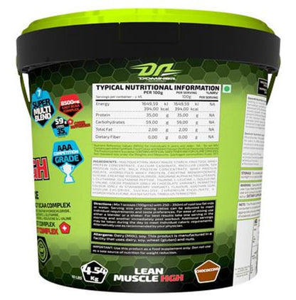 DOMIN8R Lean Muscle HGH Powder Chococcino