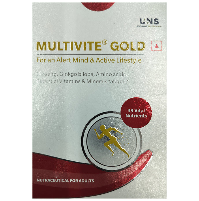 Multivite Gold Essential Vitamins & Minerals Softgel for General Health & Wellness - Classic Derma