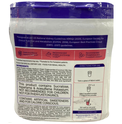 Dr Reddy's Celevida Maxx DLS High Protein for Renal Nutrition | Flavour Powder Strawberry