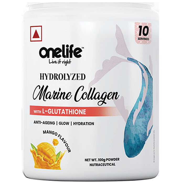 OneLife Hydrolyzed Marine Collagen Powder Mango - Classic Derma